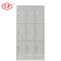 Luoyang muebles de oficina 9 puertas metal gimnasio gabinete de deportes